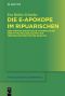 Die e-Apokope im Ripuarischen · Eine korpuslinguistische Untersuchung spätmittelhochdeutscher und frühneuhochdeutscher Quellen