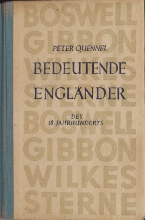 Bedeutende Engländer des 18 Jahrhunderts