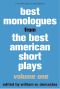 Best Monologues From Best American Short Plays, Volume One