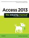 Access 2013 · the Missing Manual