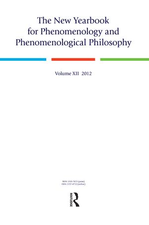 The New Yearbook for Phenomenology and Phenomenological Philosophy